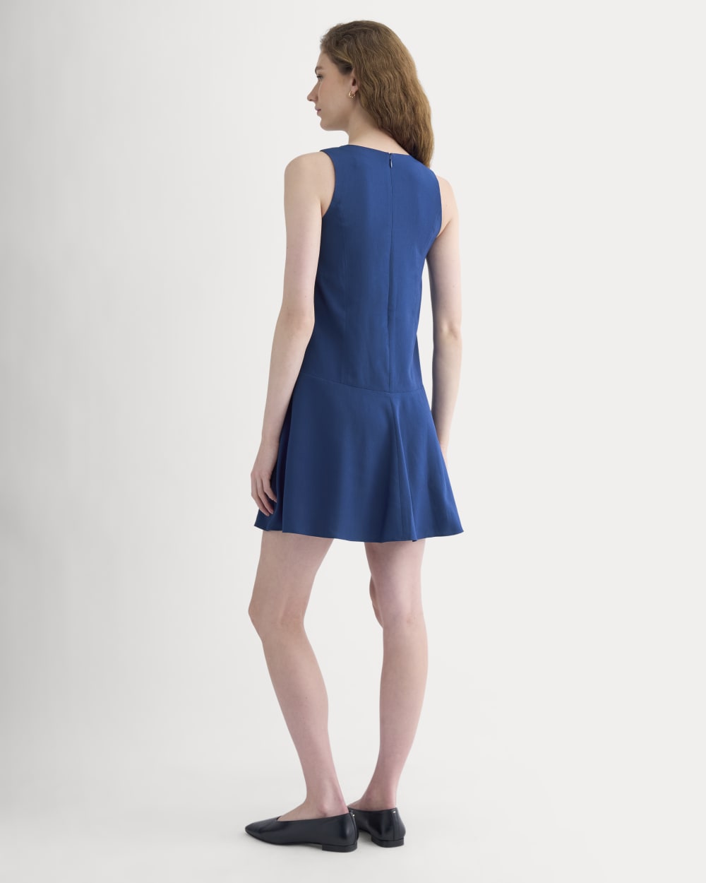 Drop Waist Mini Dress | Estate Blue Everlane Drop Waist Mini Dress | Estate Blue Everlane