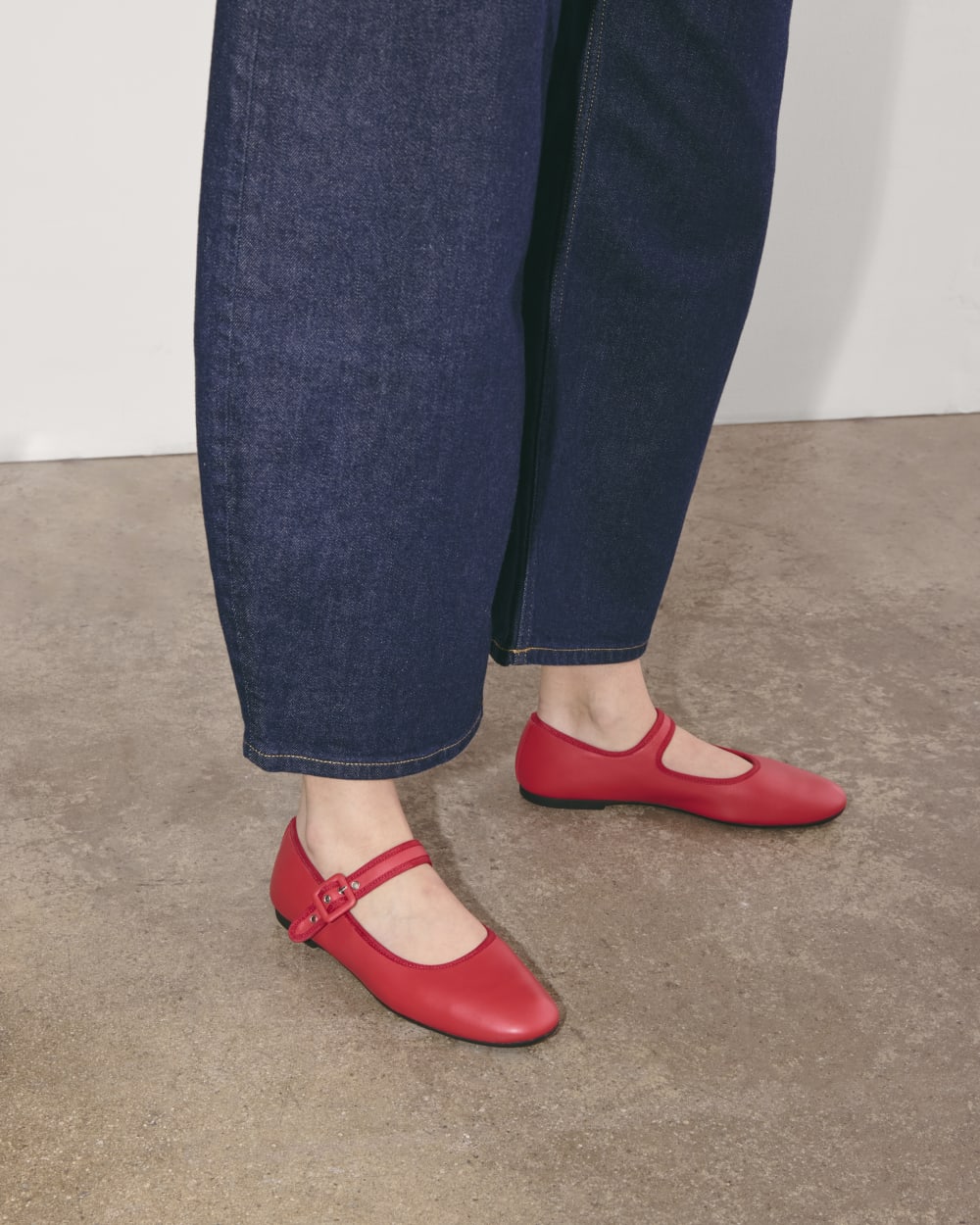 The Day Buckle Mary Jane | Classic Red – Everlane