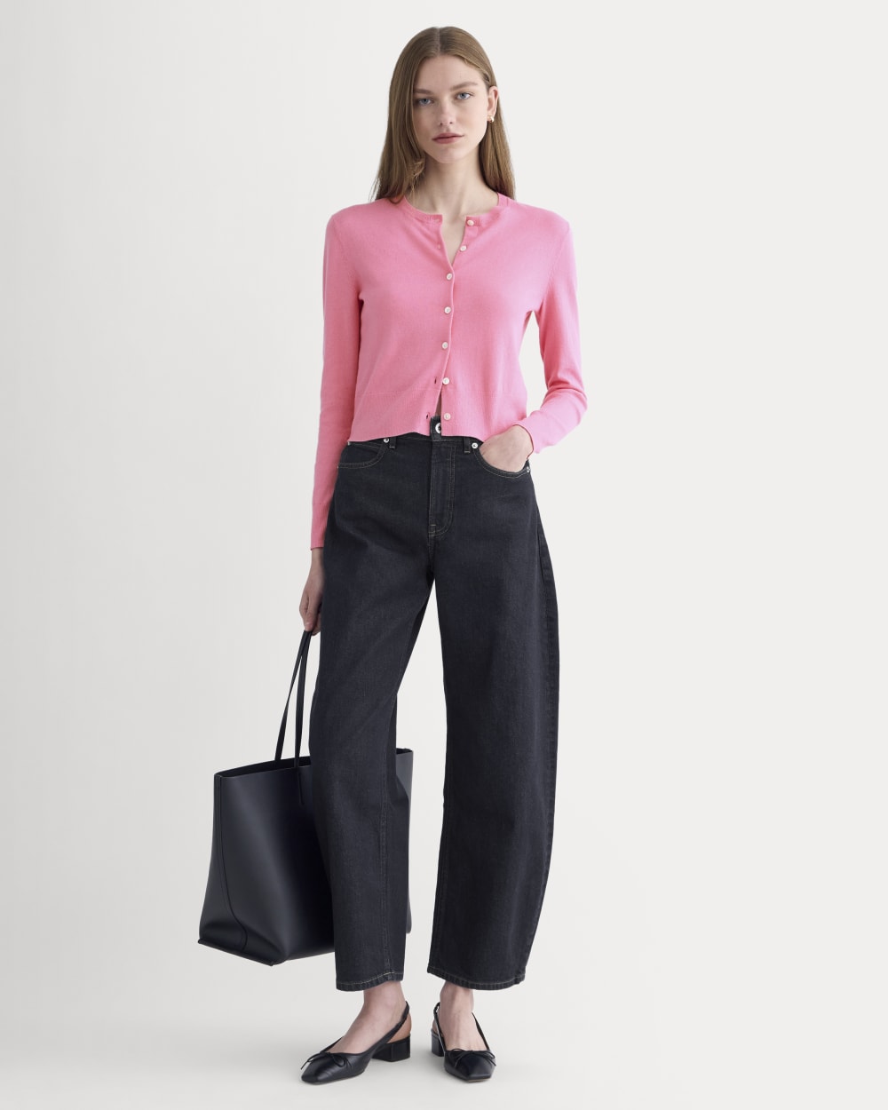 womens-cropped-cardigan-cotton-cashmere-deep-pink