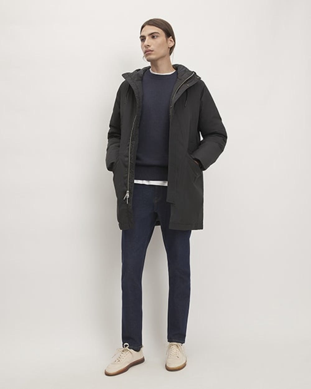 The ReNew Long Parka | Black – Everlane