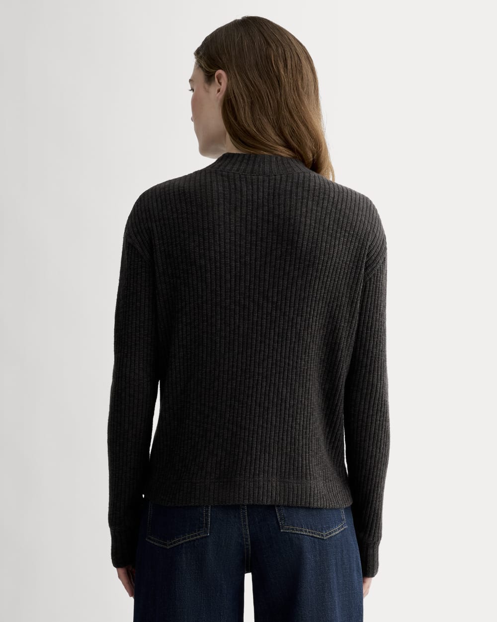 The Cozy Rib Funnel-Neck | Black – Everlane