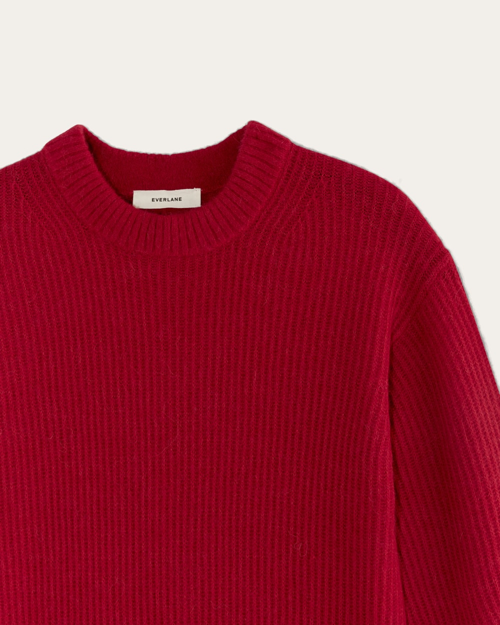 The Cocoon Crew in Alpaca | Berry Red – Everlane
