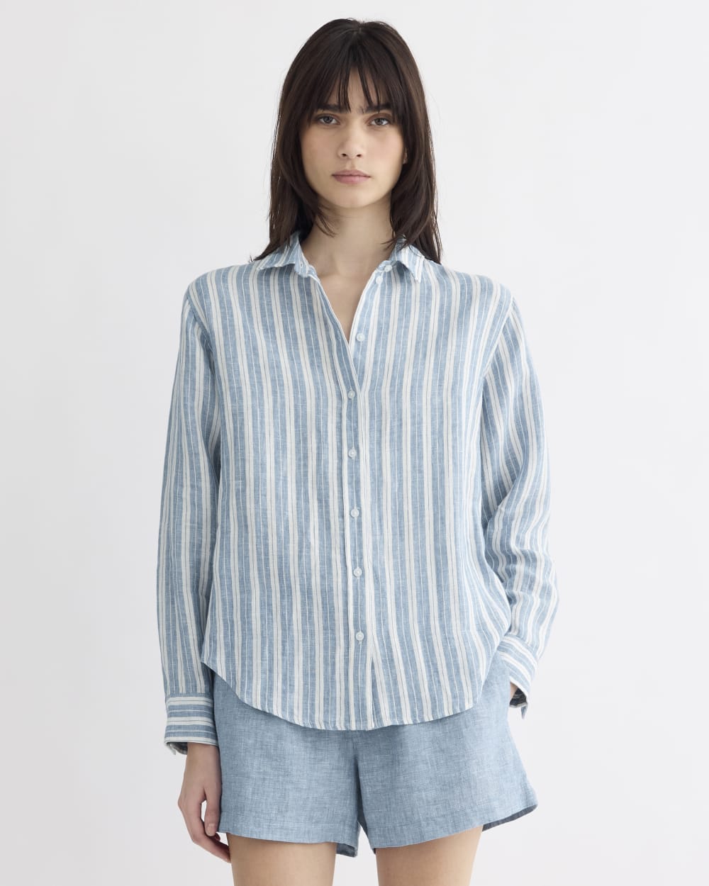 womens-relaxed-linen-shirt-soft-cobalt-bone | primary