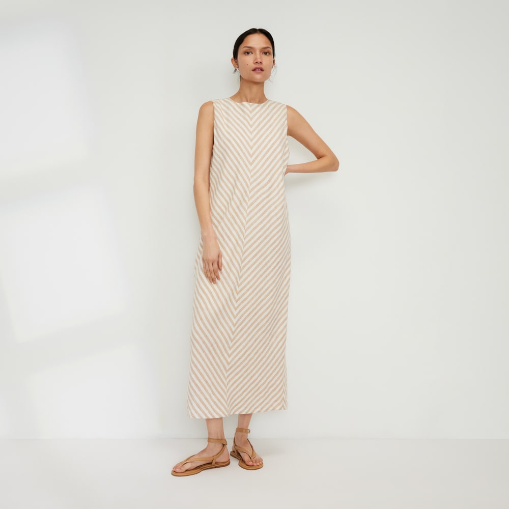 womens-linen-bias-cut-dress-bone-caramel | primary