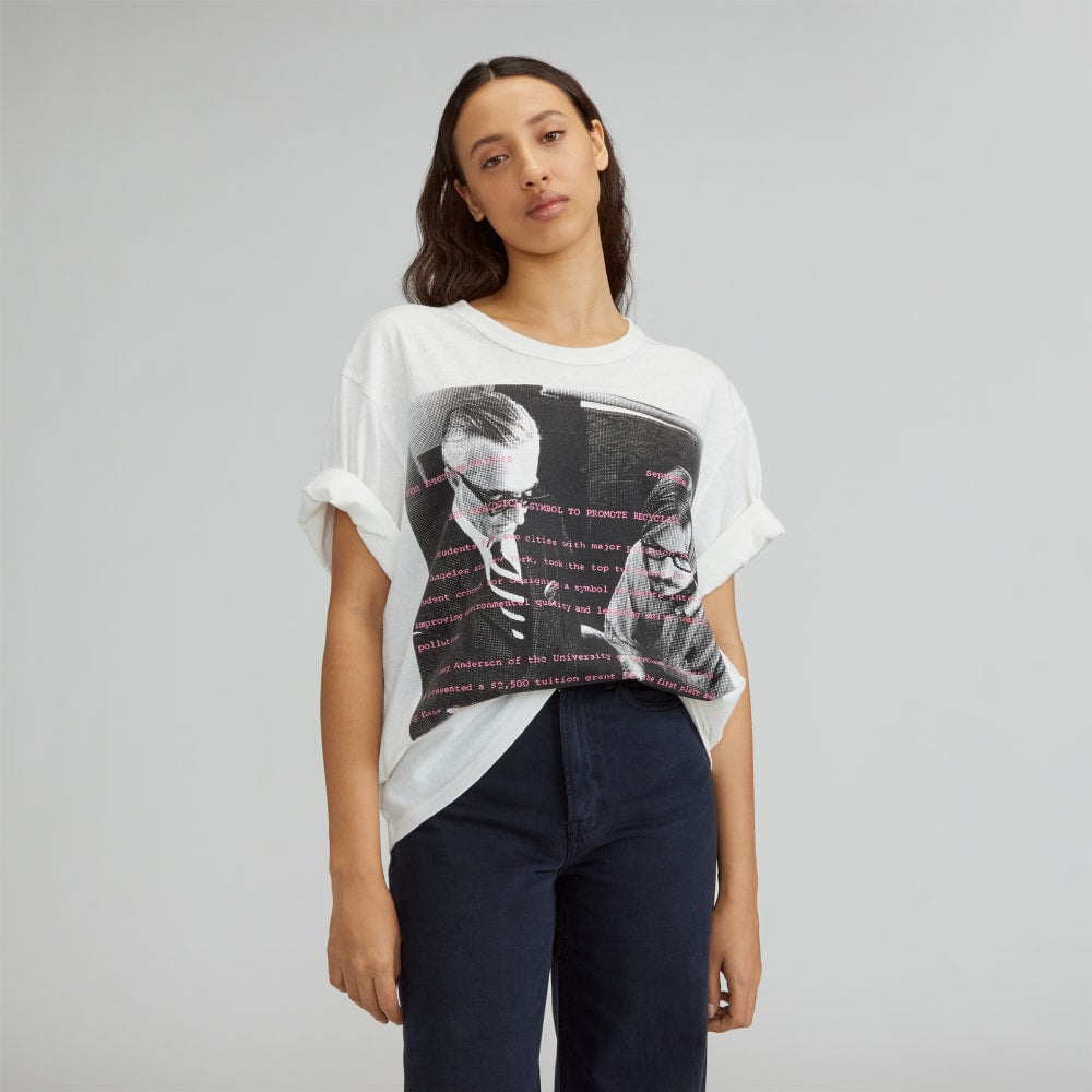 unisex-everyone-recycled-graphic-tee-white-pink-multi | primary
