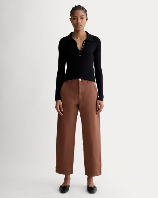 womens-twill-utility-straight-leg-pant-long-rosewood | primary