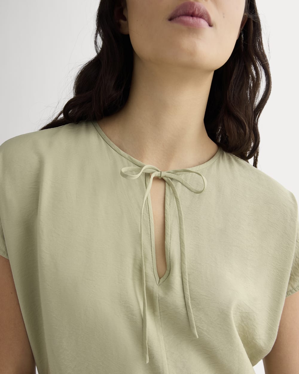 The Midi Dress in SoftLuxe | Eucalyptus Everlane The Midi Dress in SoftLuxe | Eucalyptus Everlane