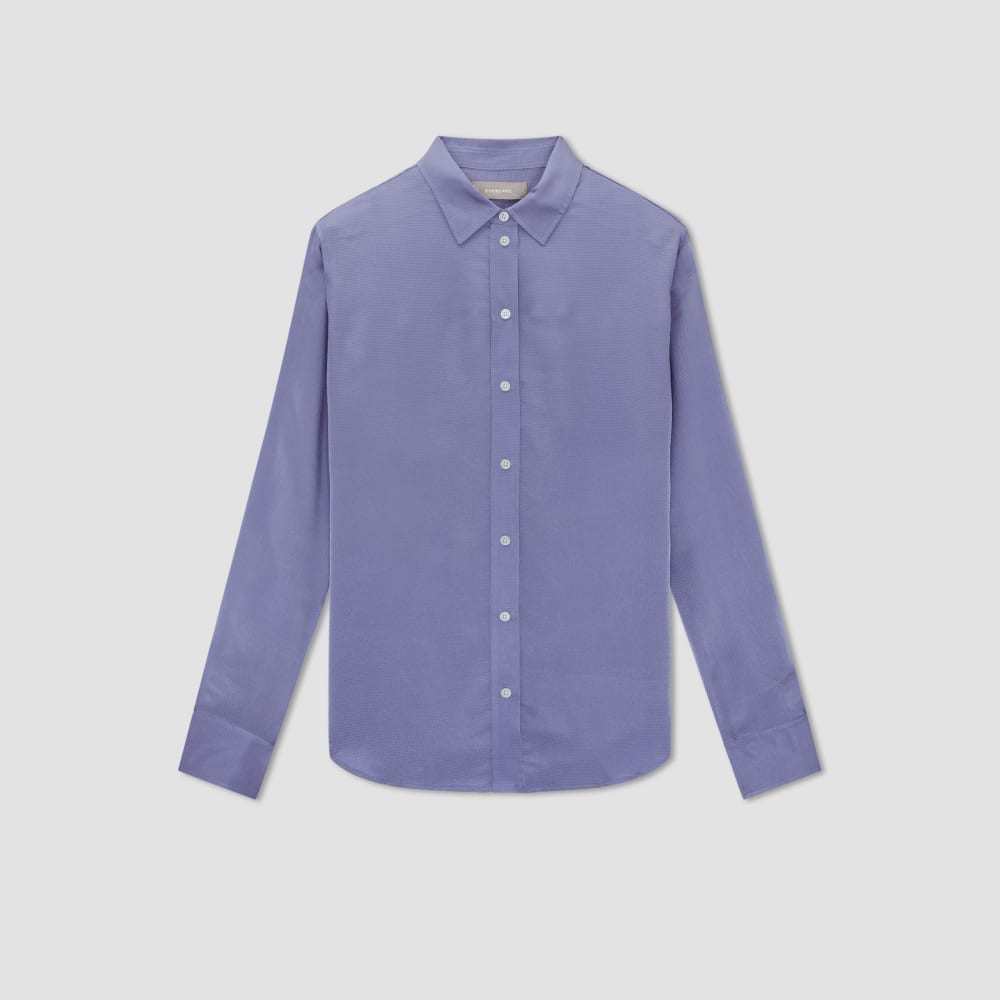 womens-satin-relaxed-shirt-cornflower-blue | alt
