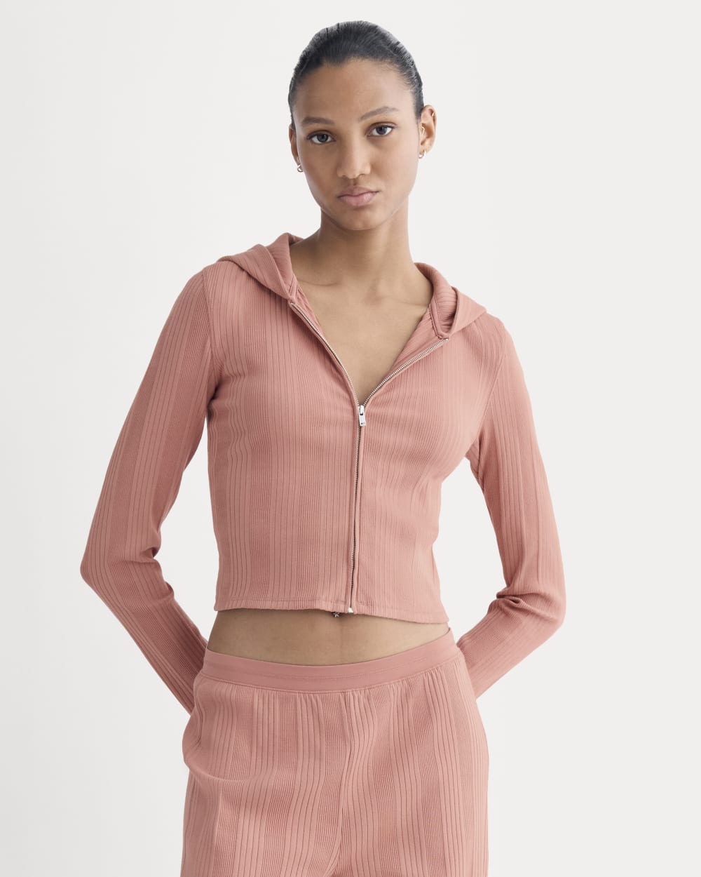 Lounge Rib Hoodie