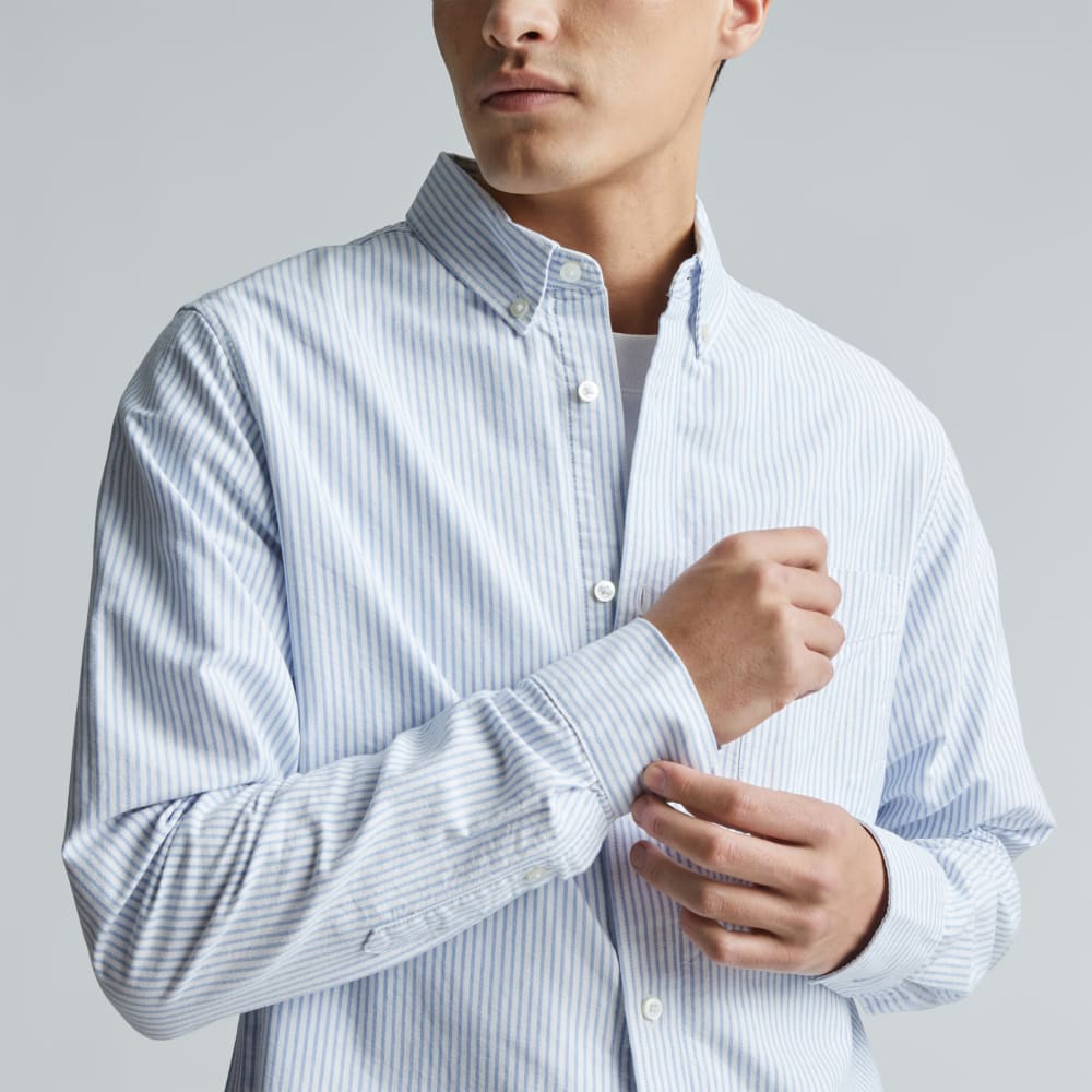 ASTRA IS SHIRT BLUE OXFORD WHITE main image 0
