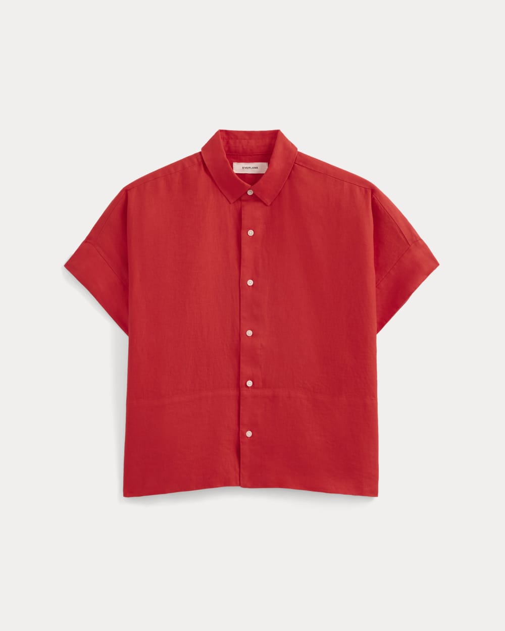 womens-the-boxy-shirt-in-linen-fiery-red | alt