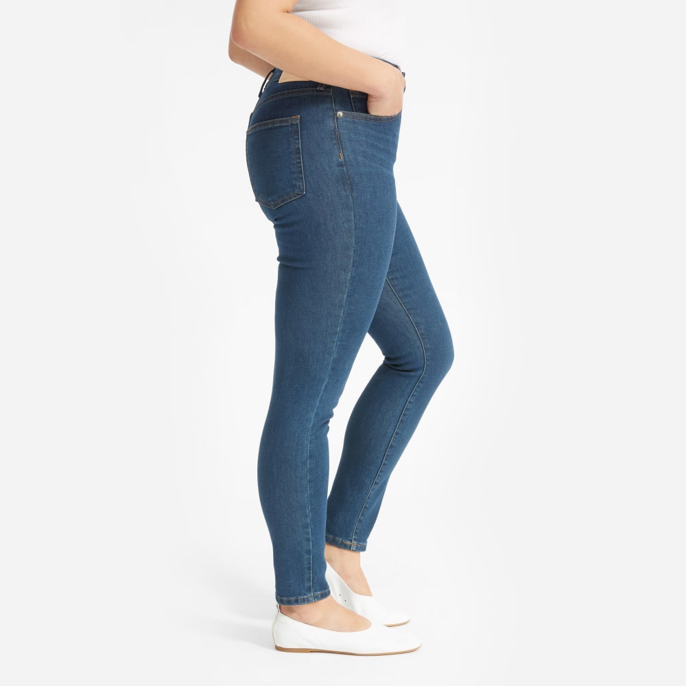 The Authentic Stretch High-Rise Skinny | Dark Blue Wash | 28.5