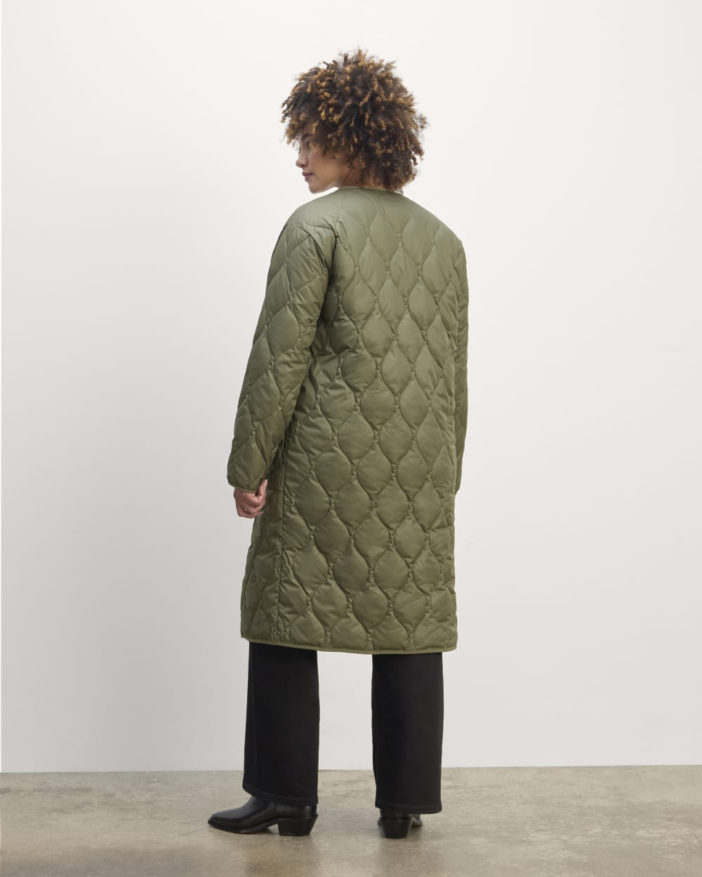 The Long Quilted Liner | Kalamata – Everlane