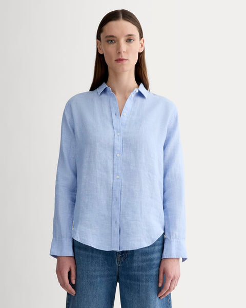 The Must-Have Shirt in Linen | Light Blue – Everlane