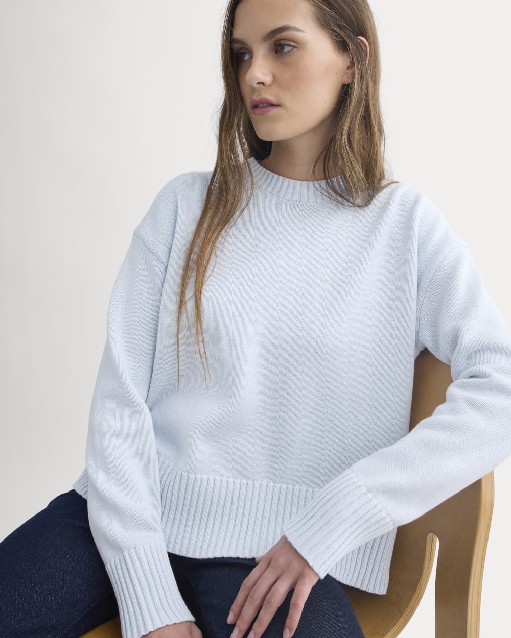 The Boxy Sweater in Everyday Cotton
