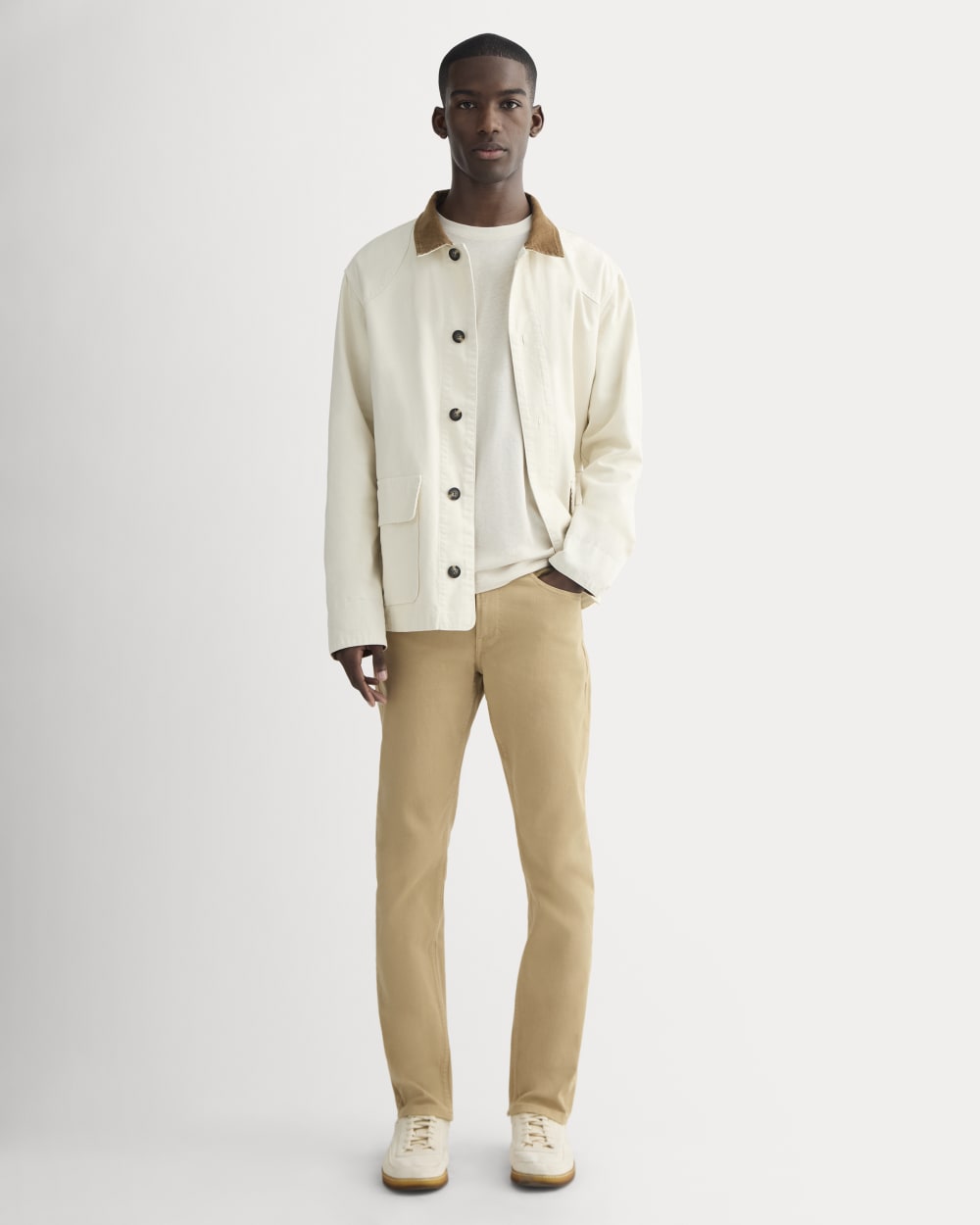 The Stretch Twill 5-Pocket Pant | Classic Khaki – Everlane