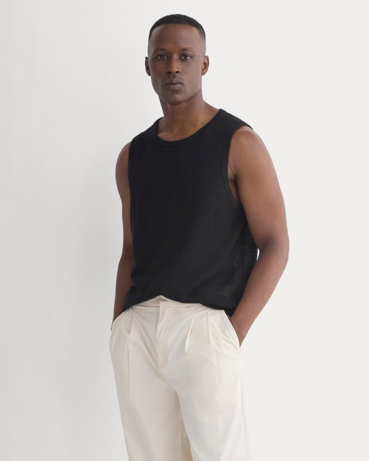mens-textured-knit-tank-black | primary