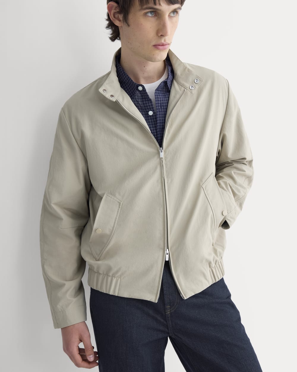 Re:Cycled Nylon Harrington Jacket