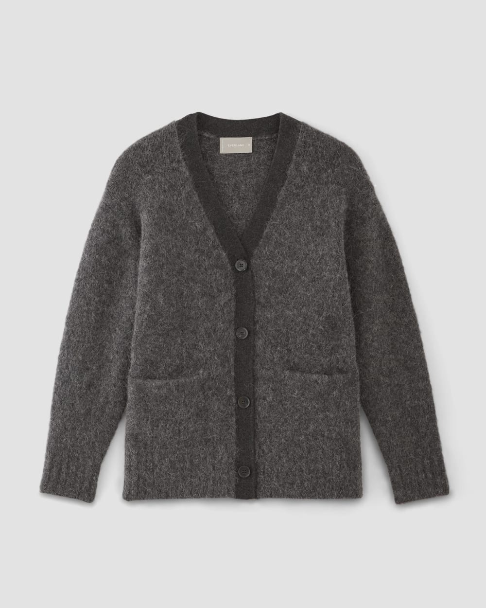 The SuperFuzz Alpaca Cardigan | Dark Charcoal – Everlane