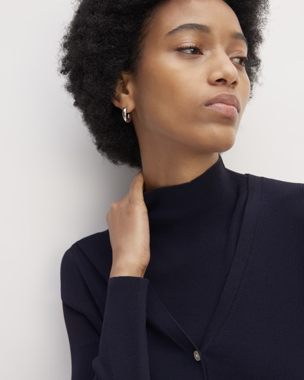 The Viscose Knit Cardigan | Navy – Everlane