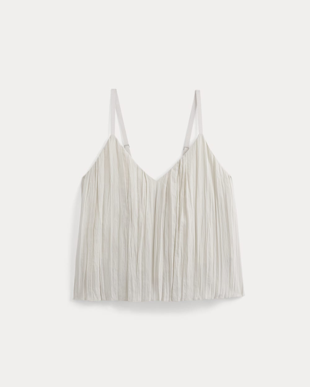 womens-crinkle-trapeze-tank-birch | alt