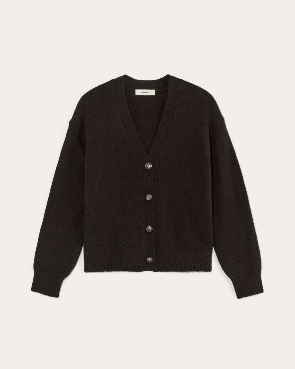 womens-luxe-cotton-cocoon-cardigan-black | alt