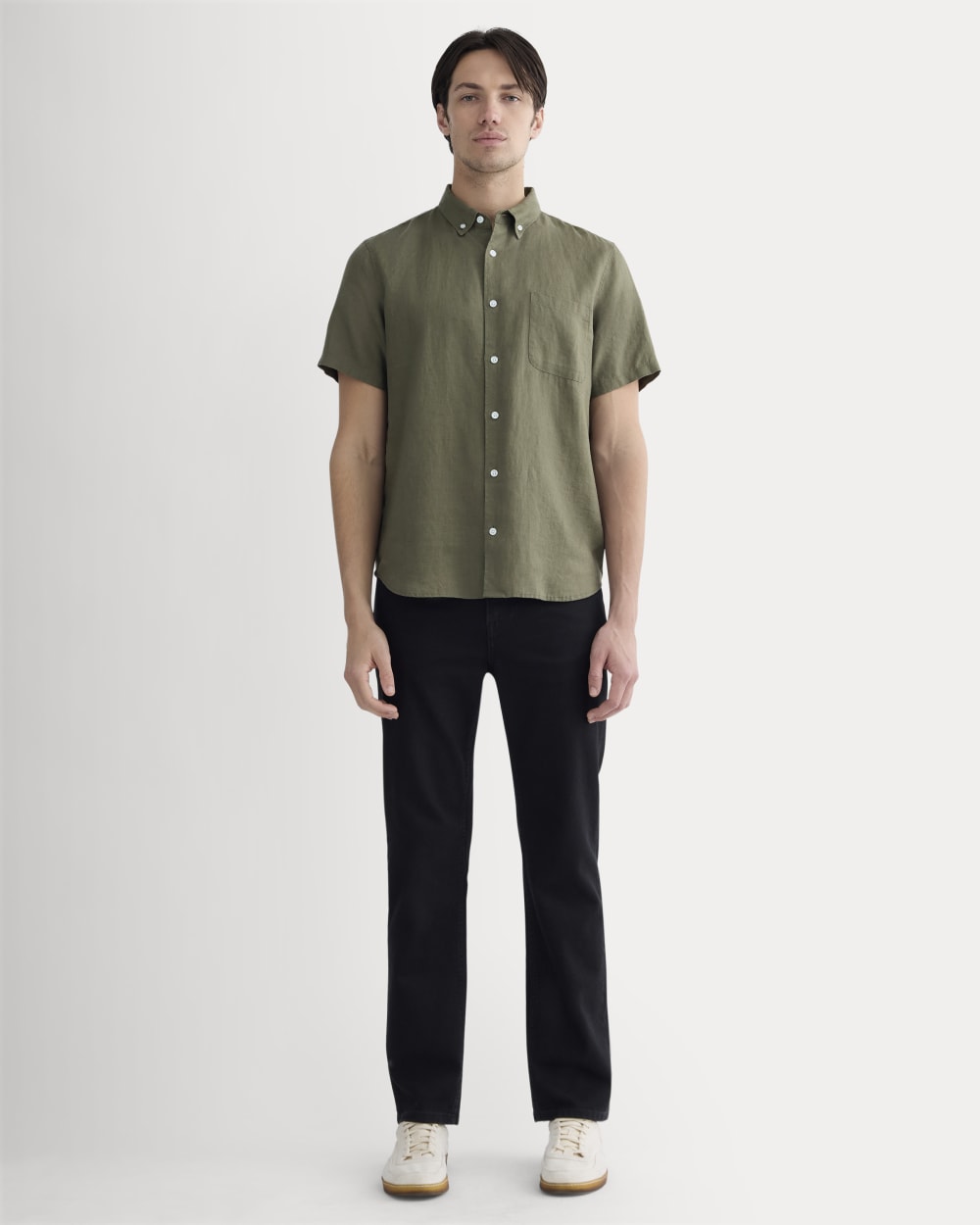 The Classic Short-Sleeve Shirt in Linen | Kalamata – Everlane