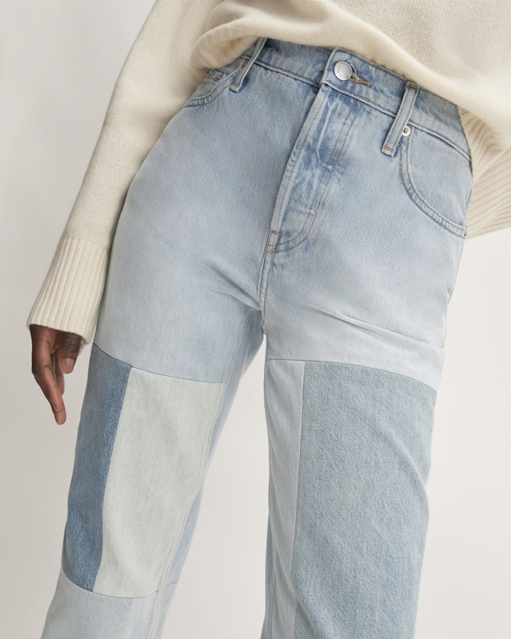 The '90s Cheeky® Mended Jean | Patched Indigo | 26.5