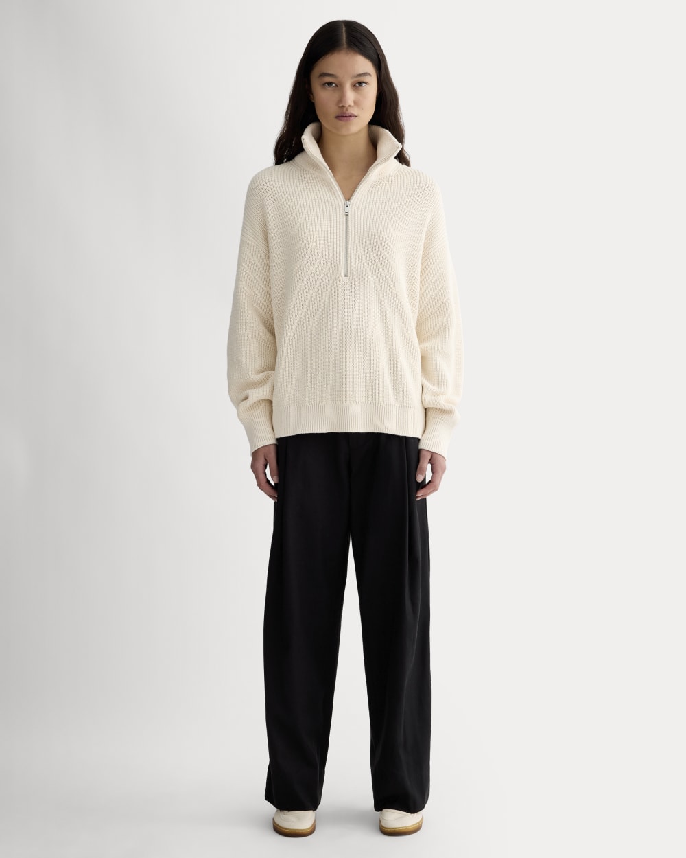 The Half-Zip in Everyday Cotton | Canvas – Everlane