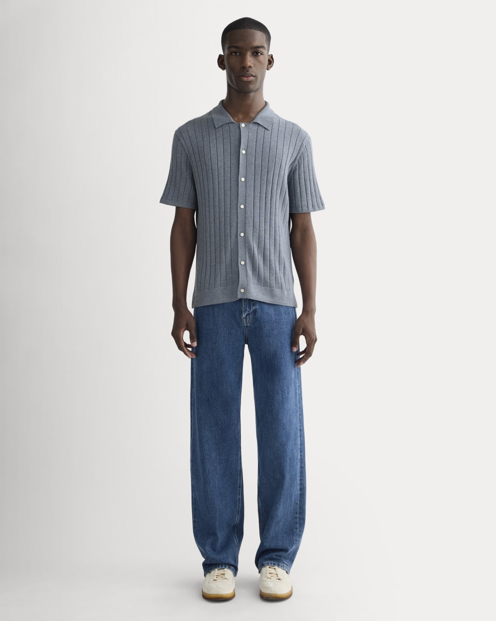 mens-no-sweat-button-down-polo-hthr-sage-blue