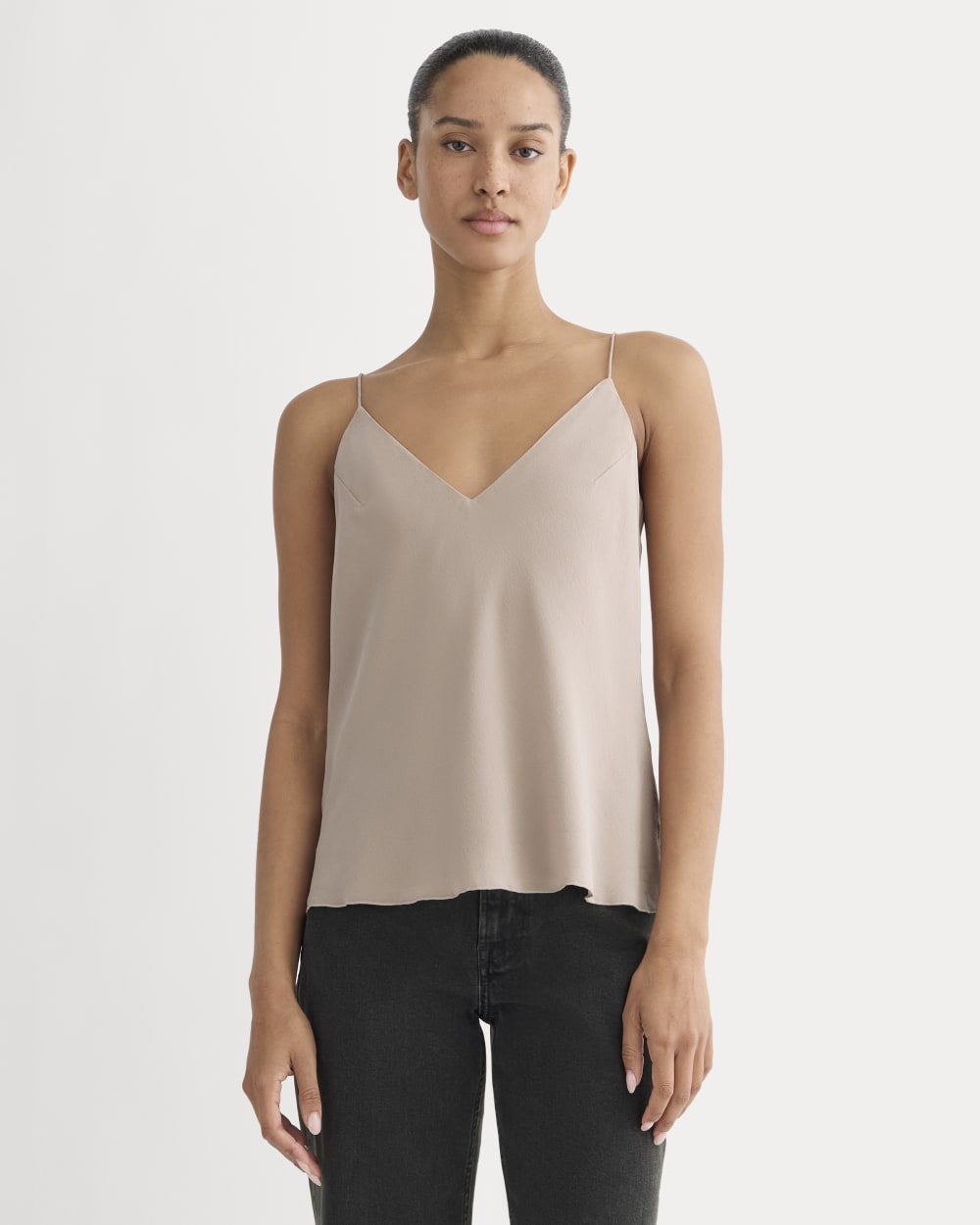 womens-tie-back-cami-in-washable-silk-burnt-sugar | primary
