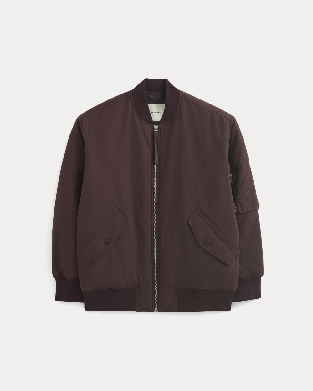 womens-renew-oversized-puffer-bomber-deep-plum | alt