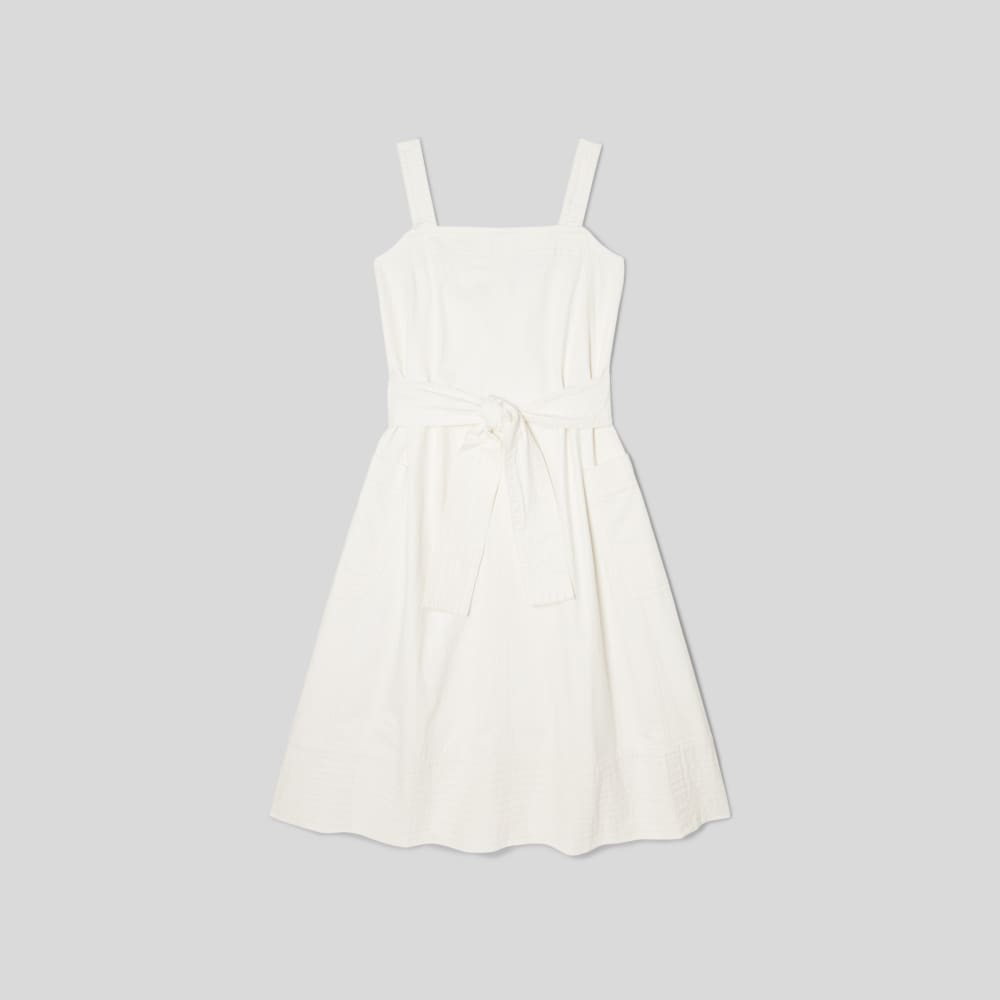 everlane organic cotton waisted dress The Organic Cotton Waisted Dress