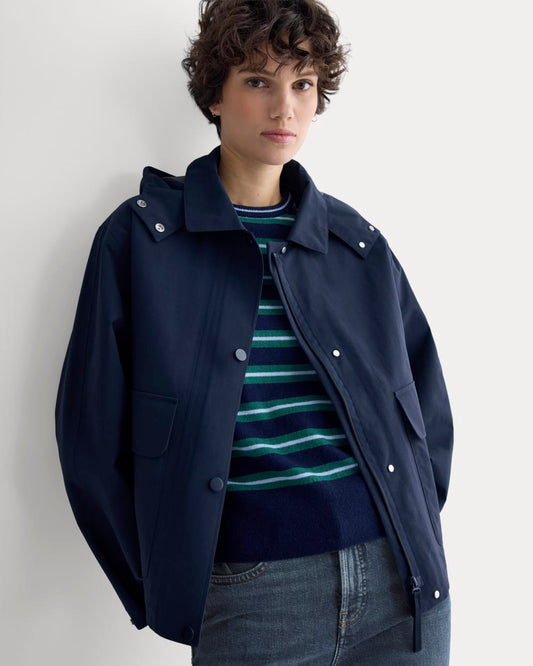 womens-recycled-nylon-barrel-jacket-deep-navy | primary