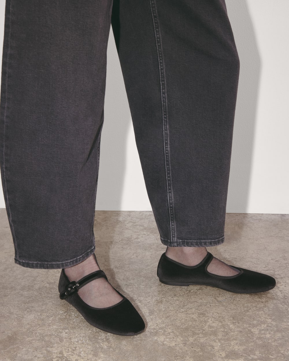 The Day Buckle Mary Jane | Black Velvet – Everlane