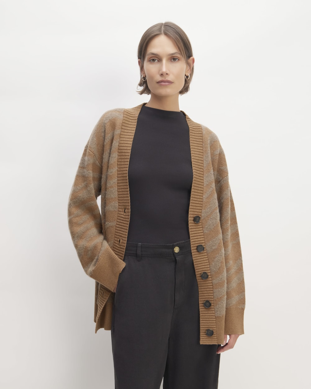 womens-alpaca-tiger-jacquard-cardigancamel-brown | primary