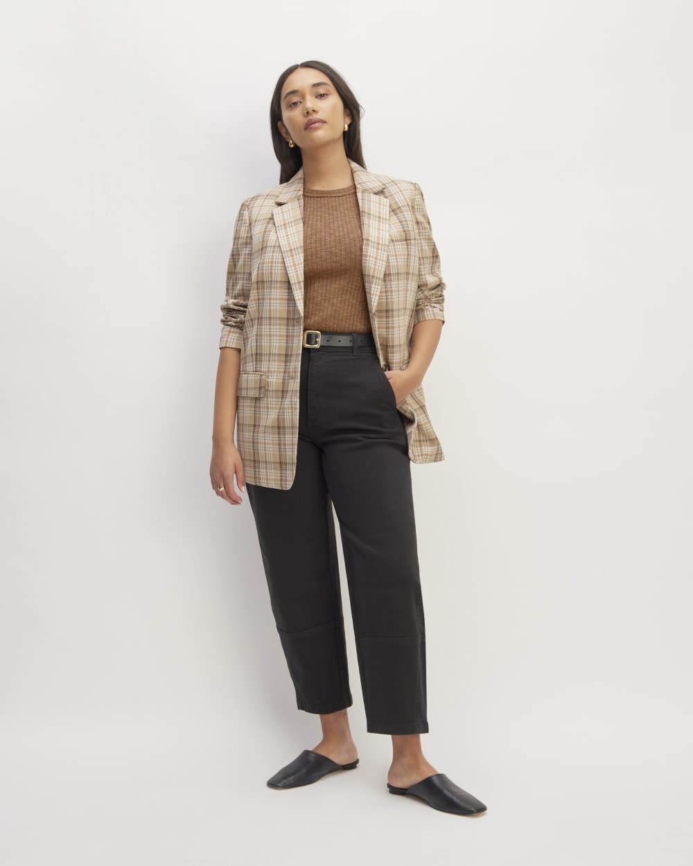 The Cozy Rib Tee | Carob Brown – Everlane