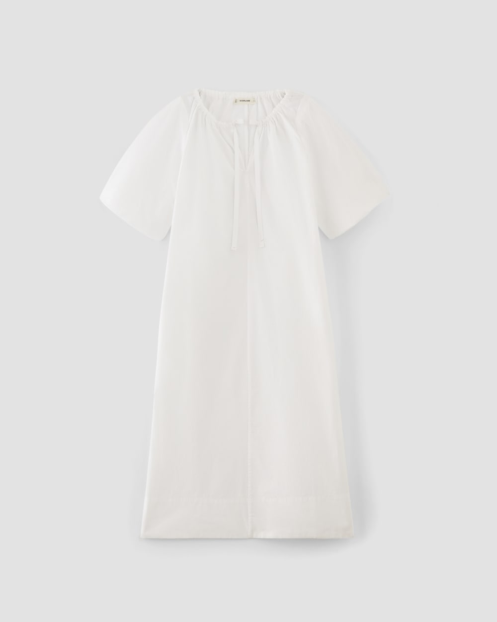 womens-supima-puff-sleeve-dress-white | alt