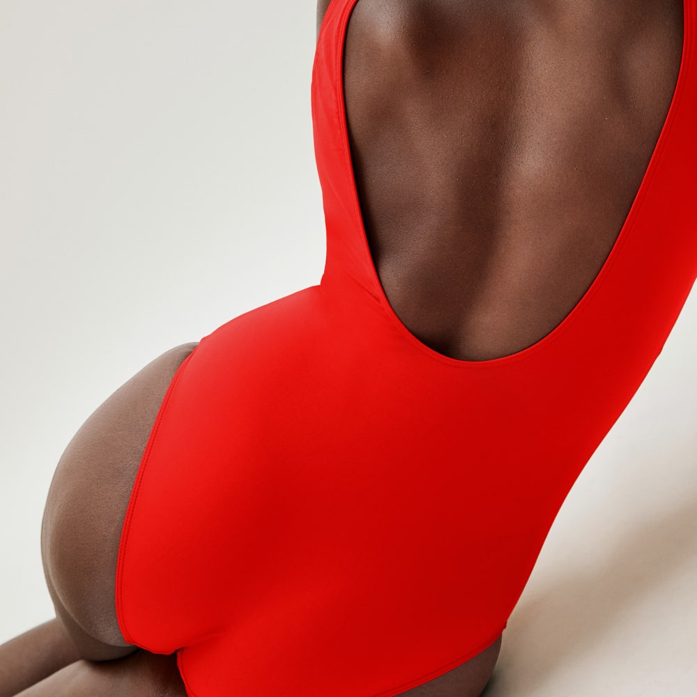 womens-square-neck-one-piece-bright-red | alt