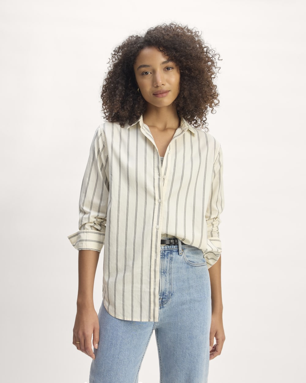 womens-silky-cttn-relaxed-shirt-bone-black-new | primary