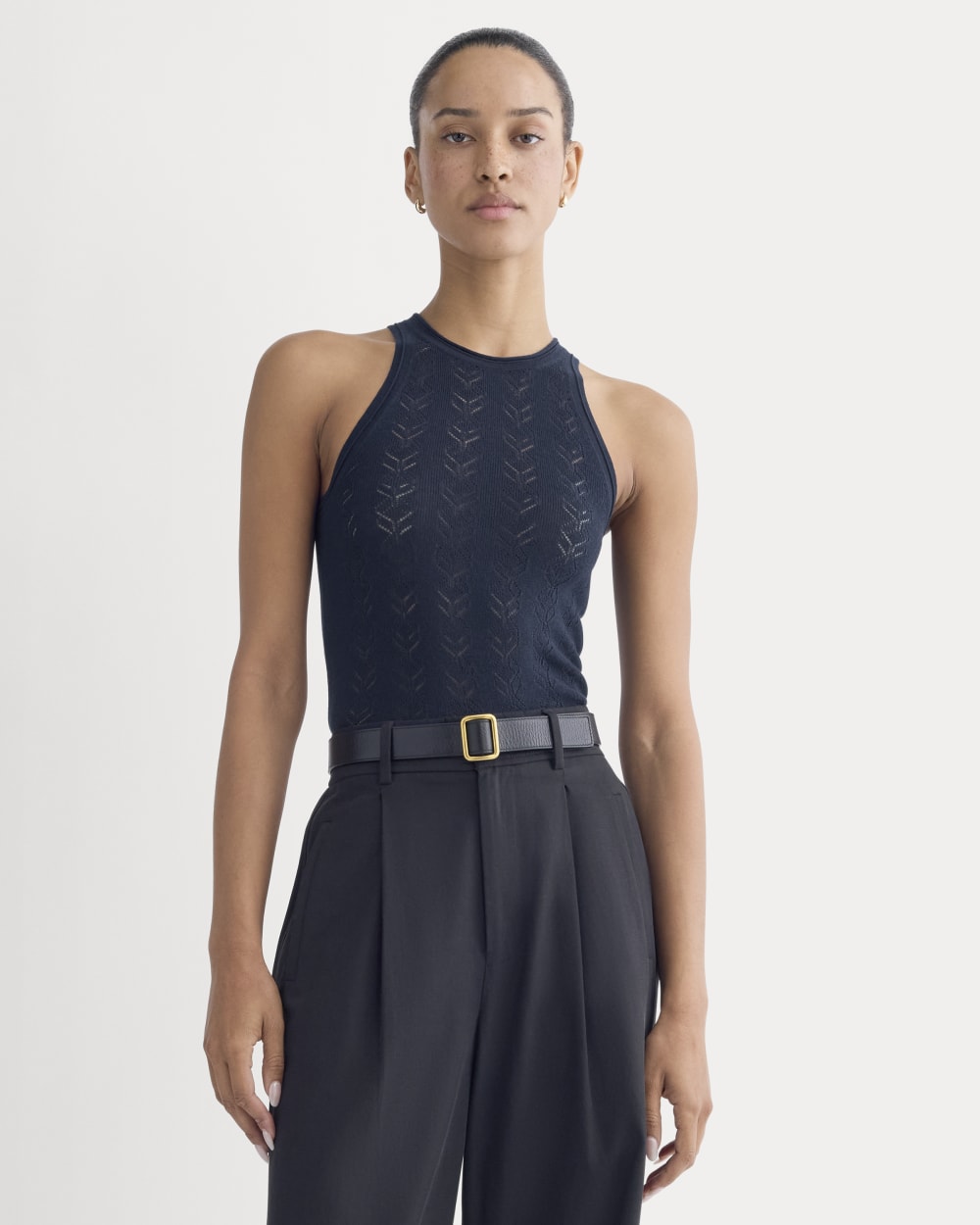 womens-pointelle-racerback-tank-merino-navy | primary