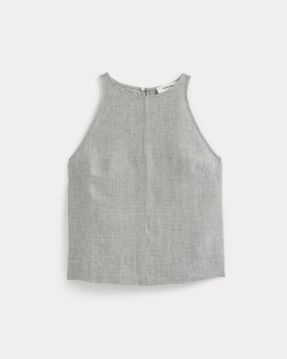 The Linen High-Neck Tank | Agave Green – Everlane