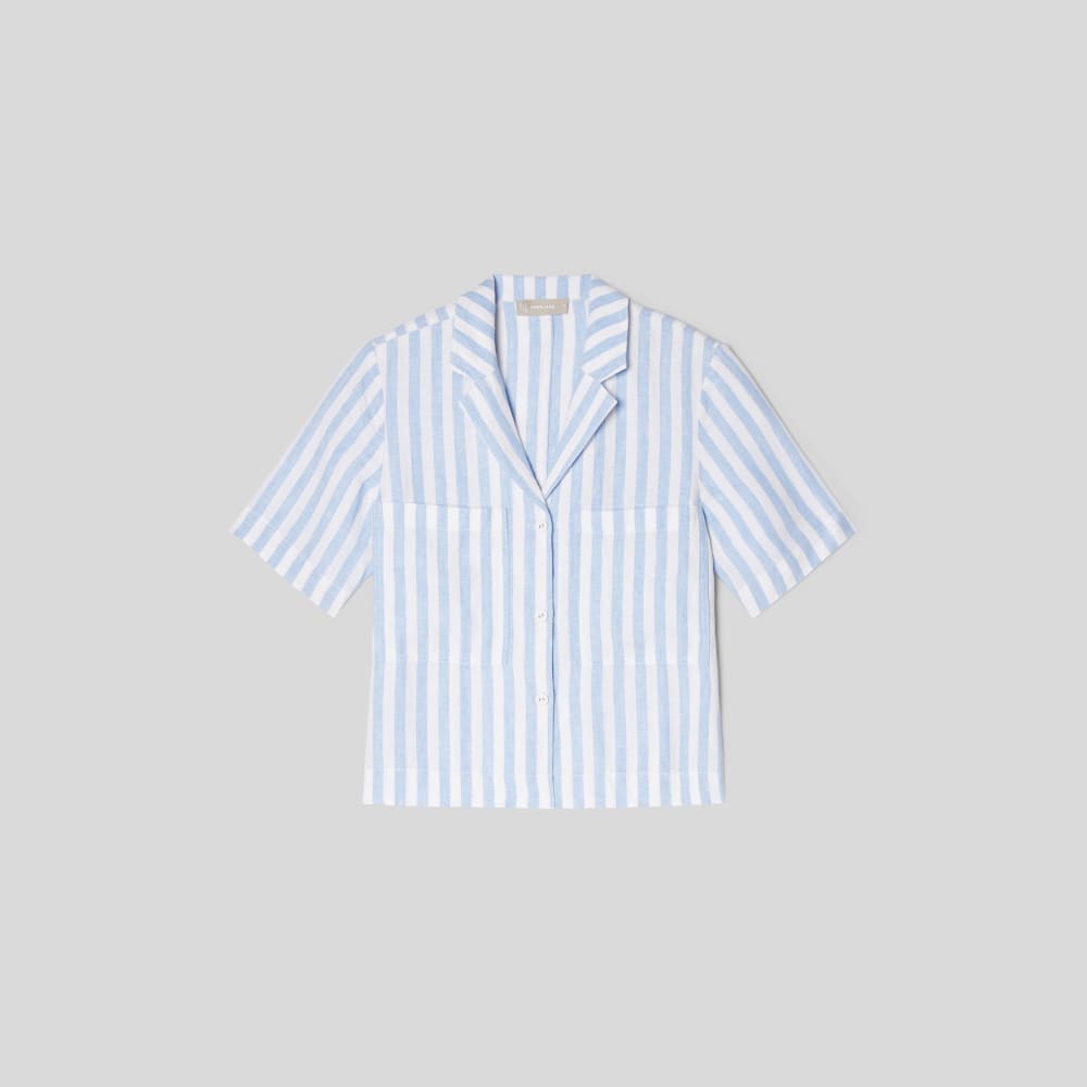 womens-linen-workwear-shirt-blue-white | alt