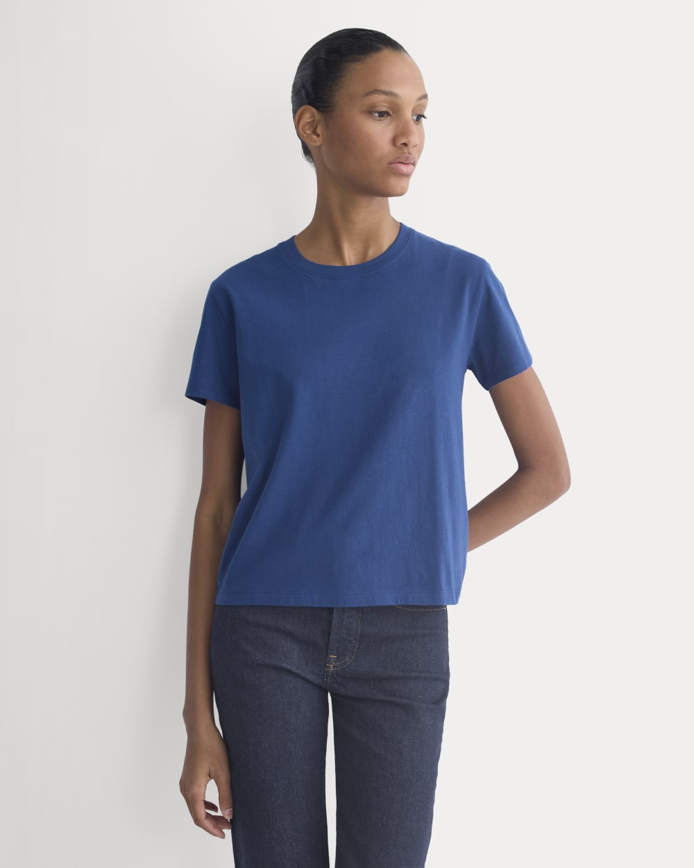 The Box-Cut Tee in Essential Cotton