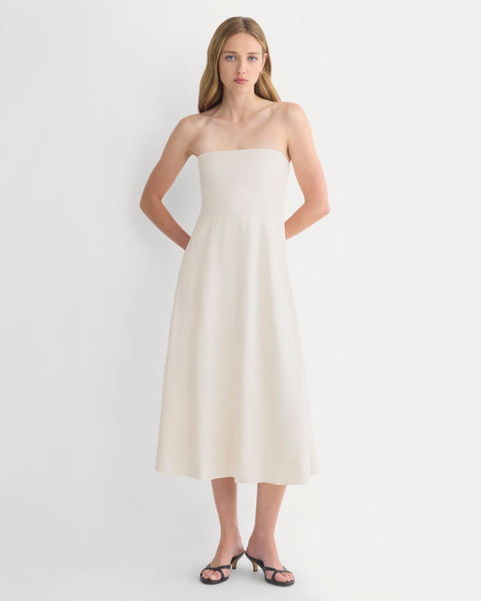 womens-strapless-dress-in-stretch-linen-bone | primary