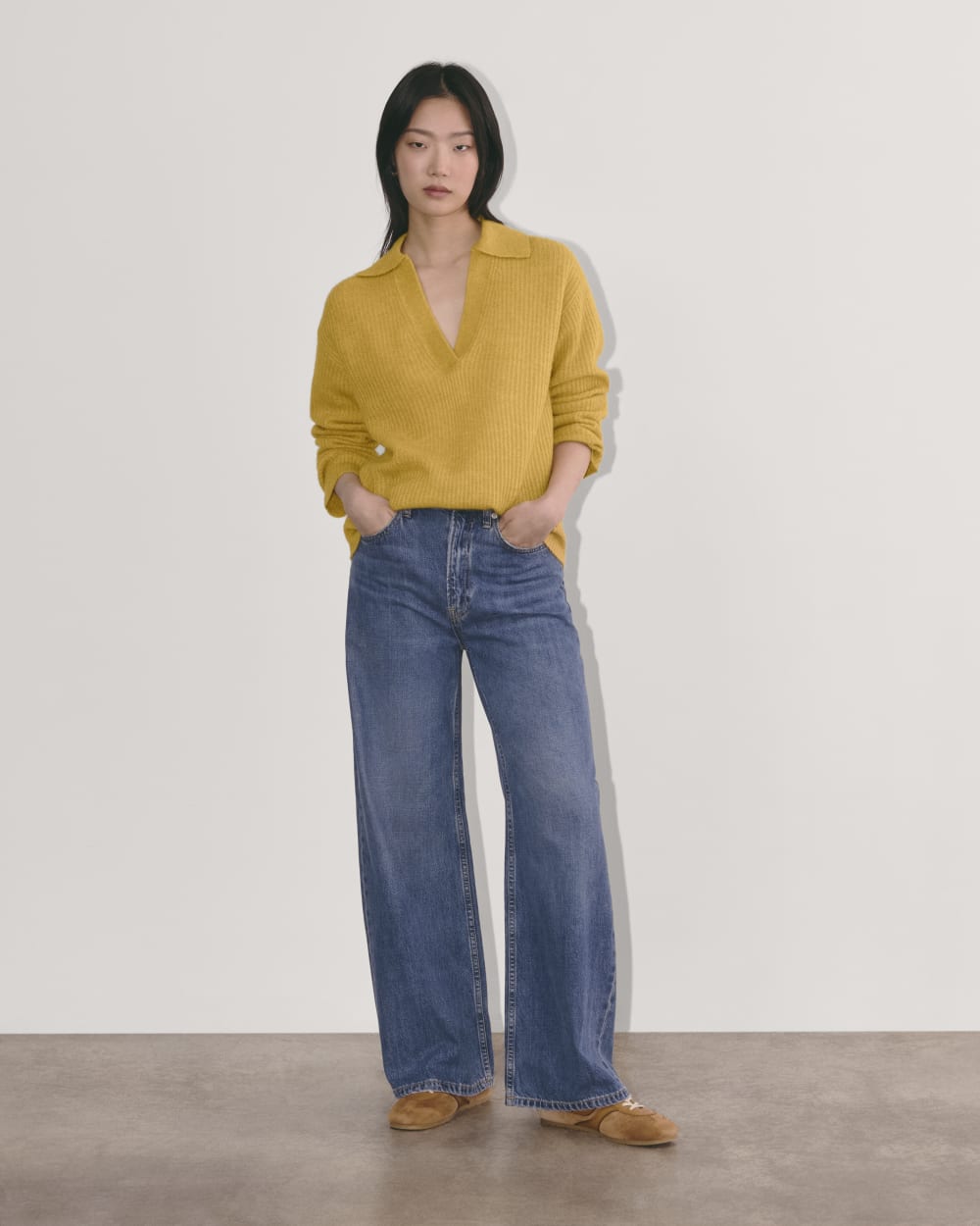 womens-oversized-polo-sweater-alpaca-gold