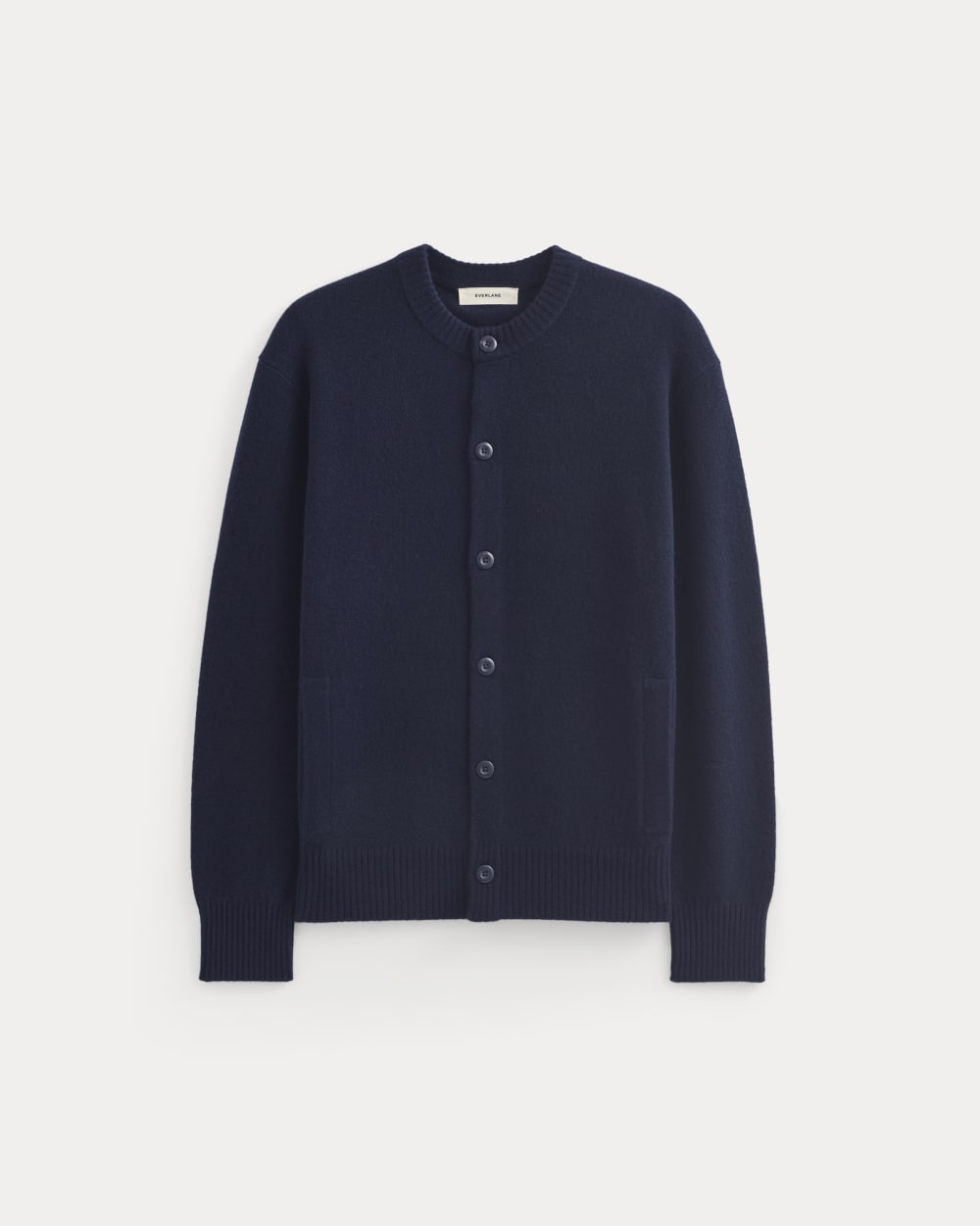 Luxe Merino Crew Cardigan | Deep Navy – Everlane