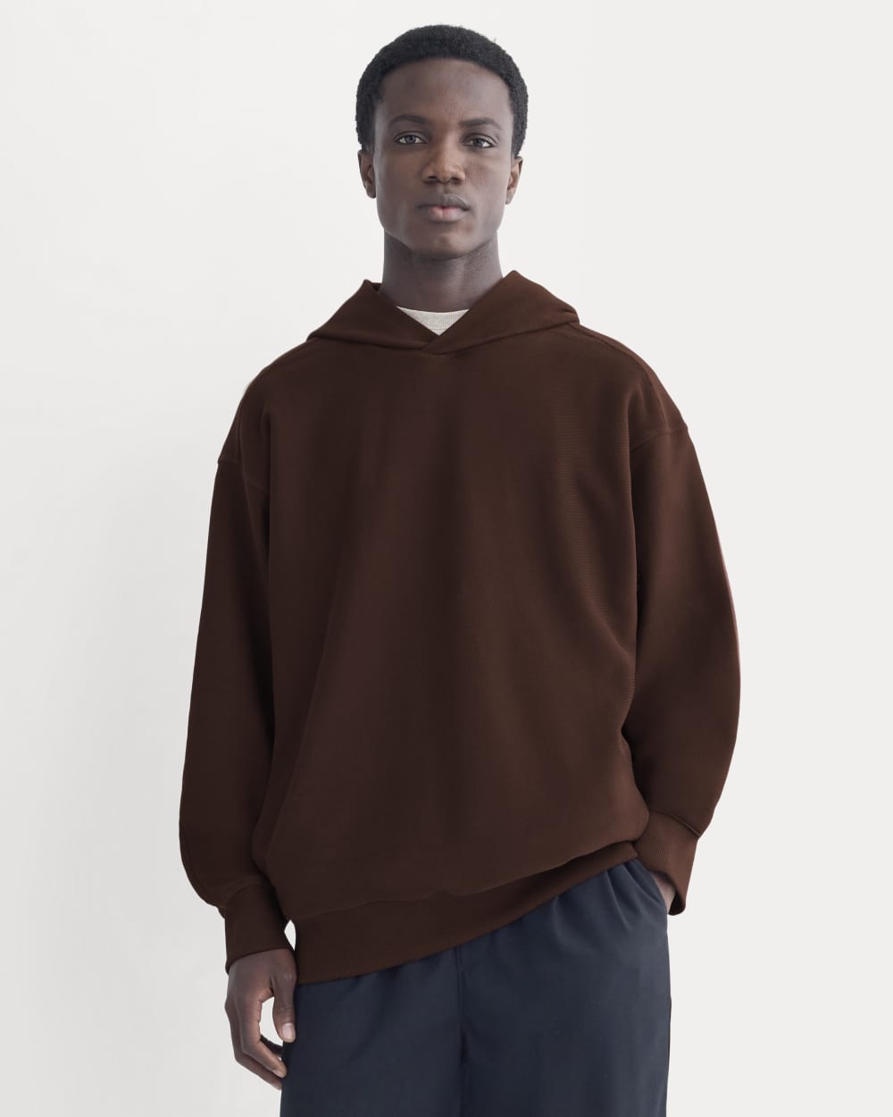 mens-twill-terry-jacquard-hoodie-dark-mahogany | primary