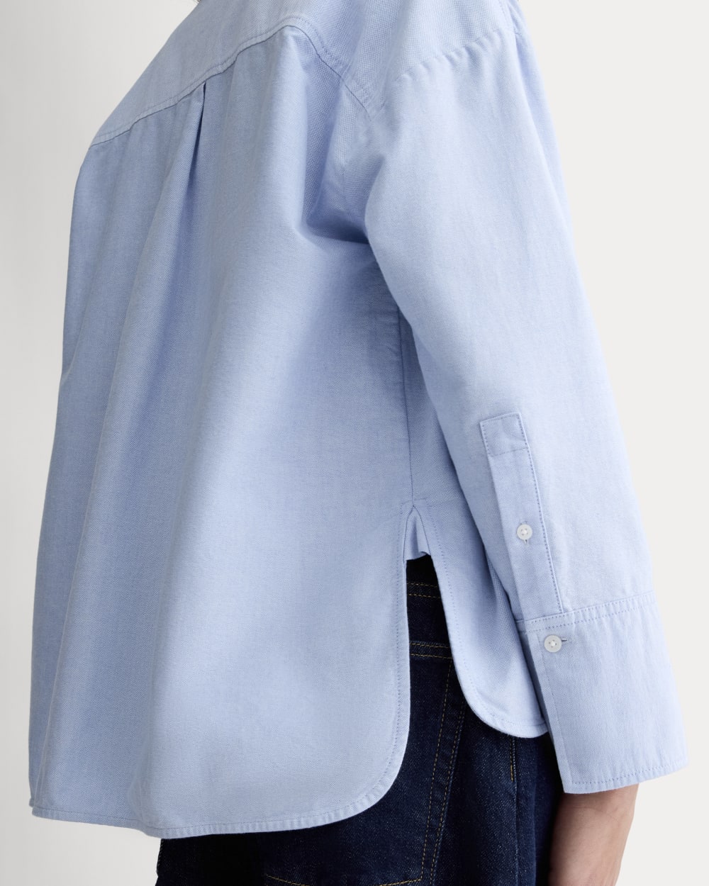 The Boxy Oxford | Light Blue – Everlane