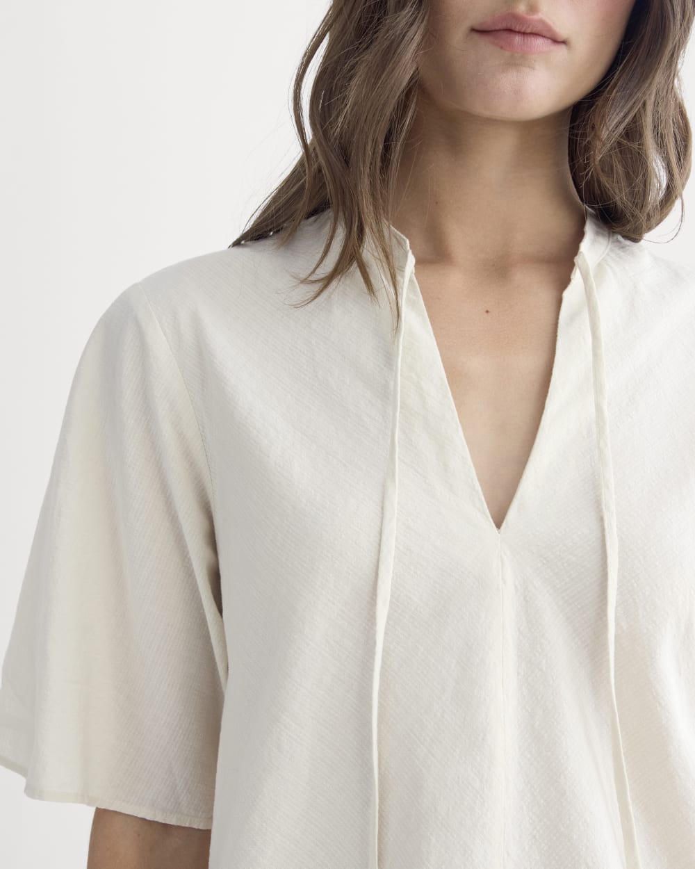 The Gauze Tie-Front Shirt | Birch – Everlane